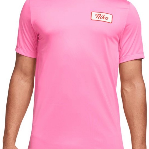 Nike Men's Dri-FIT Body Shop T Shirt - Size LARGE, neon pink - Picture 2 of 6